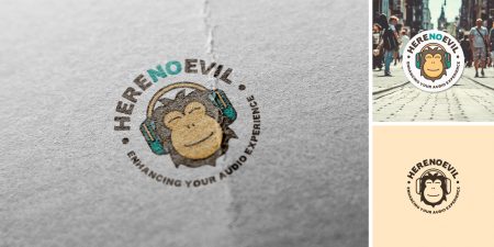 logo design Here No Evil